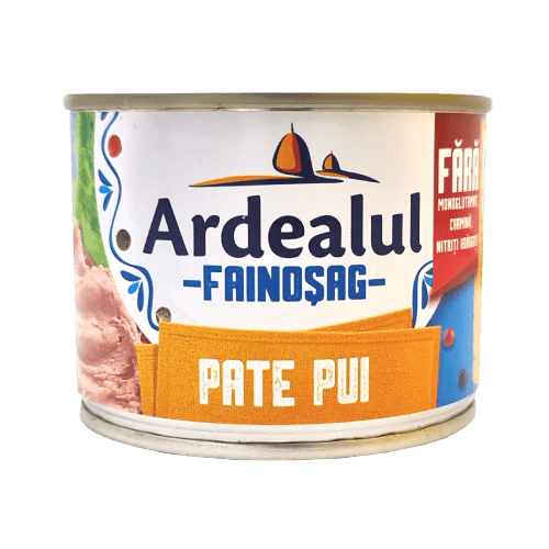 Canned Easy Open Chicken Pate, Ardealul 200g (SOB) - Branded