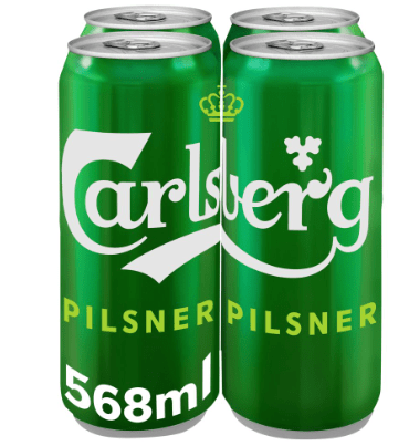 CARLSBERG PILSNER 4PK - 568ML - C/BERG