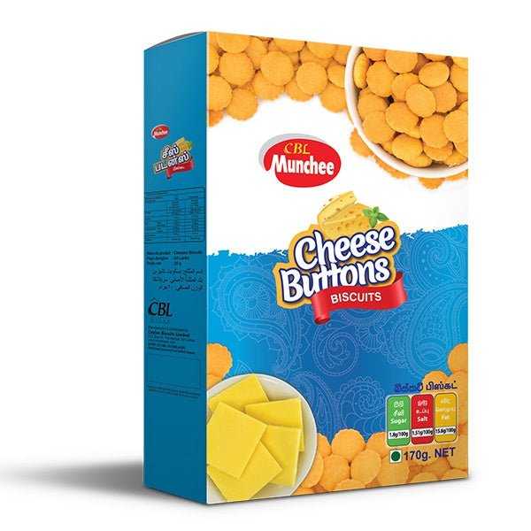 CBL MUNCHEE CHEESE BUTTONS BISCUIT - 170G - CBL