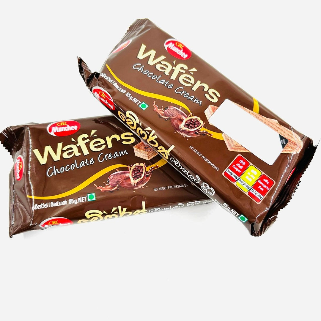 CBL MUNCHEE CHOCOLATE CREAM WAFFERS - 85G - CBL