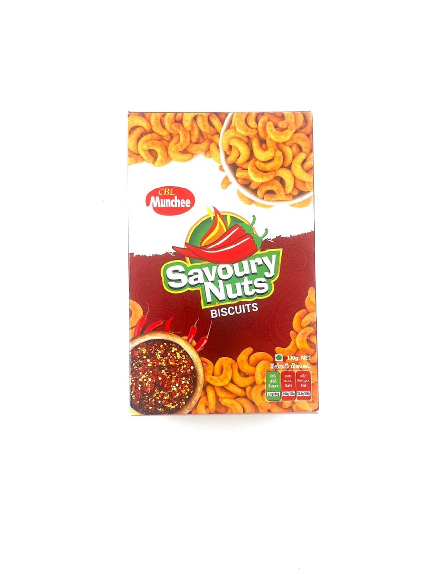 CBL MUNCHEE SAVOURY NUTS BISCUIT - 170G - CBL