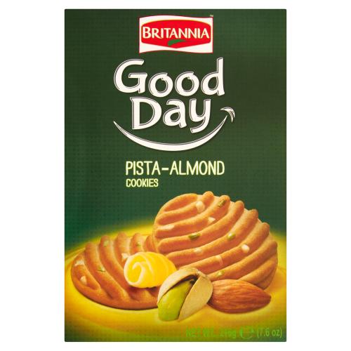 BRITANNIA GOOD DAY PISTA & ALMOND BISCUITS - 216G