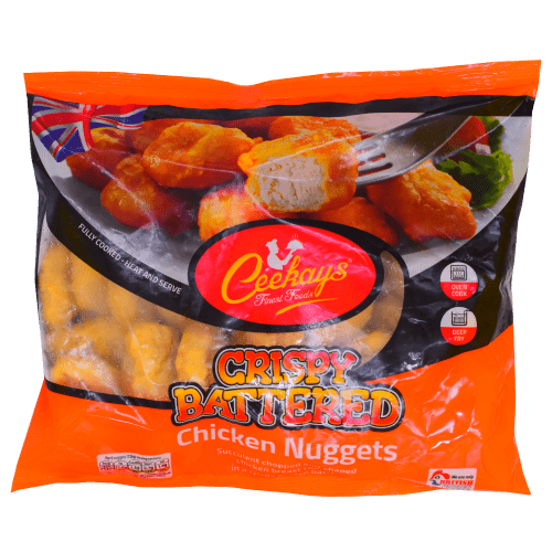 CEEKAYS BATTERED CHICKEN NUGGETS - 1KG - CEEKAYS