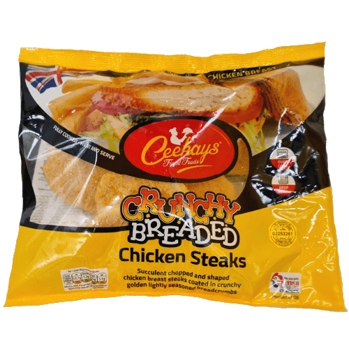 CEEKAYS BREADED CHICKEN STEAKS - 700G - CEEKAYS