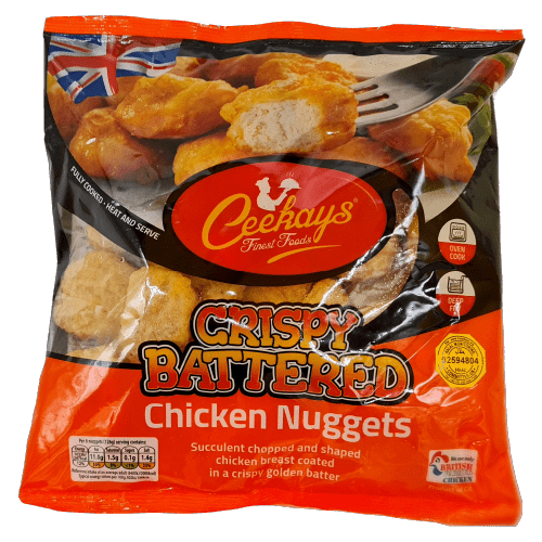 CEEKAYS CRISPY BATTERED CHICKEN NUGGETS - 600G - CBAN