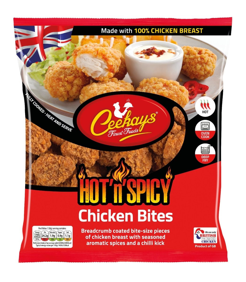 CEEKAYS HOT AND SPICY CHICKEN BITES - 500G - CEEKAYS