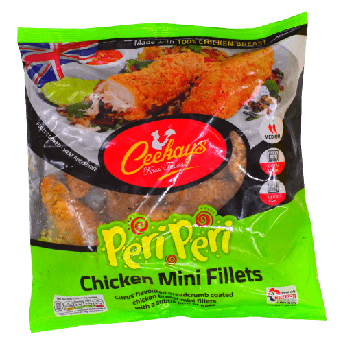 CEEKAYS PERI PERI CHICKEN MINI FILLET - 500G - CKCKMFPP