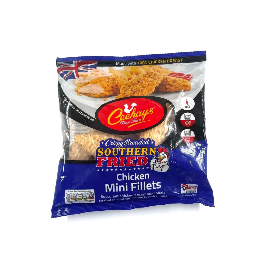 CEEKAYS SOUTHERN FRIED CHICKEN MINI FILLETS - 500G - CEEKAYS