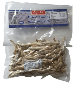 CEYLON FISH DRIED SPRATS (HEADLESS) - 200G - CEYLON FISH