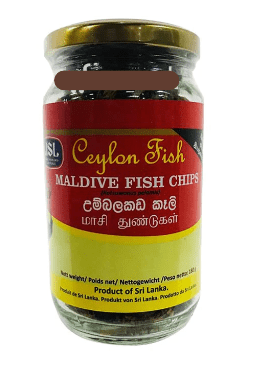 CEYLON FISH MALDIVE FISH CHIPS - 180G - CEYLON FISH