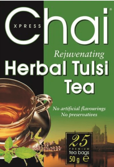 CHAI EXPRESS HERBAL TULSI TEA - 50G - CHAI EXPRESS