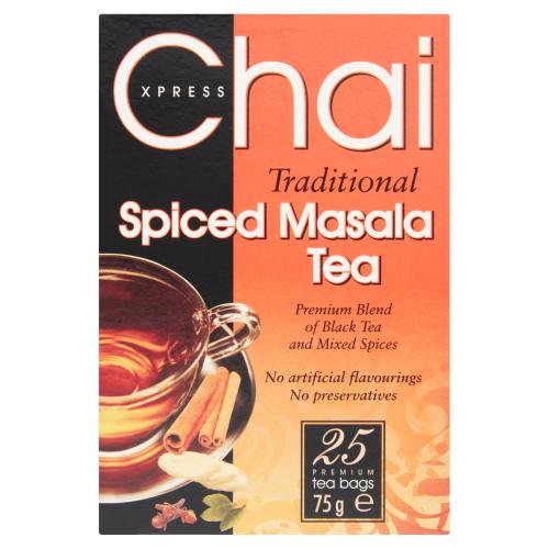 CHAI EXPRESS SPICED MASALA TEA - 75G - CHAI EXPRESS