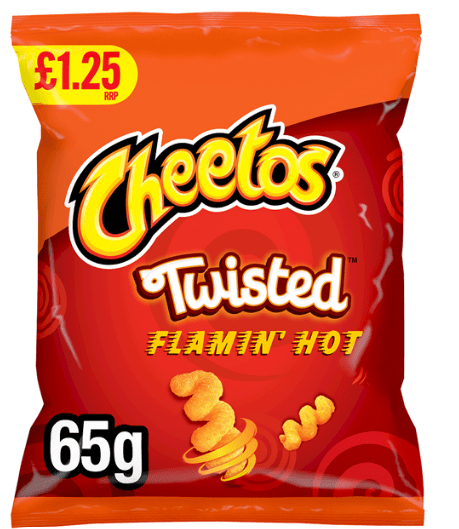 CHEETOS TWISTED FLAMIN HOT - 65G - CHEETOS