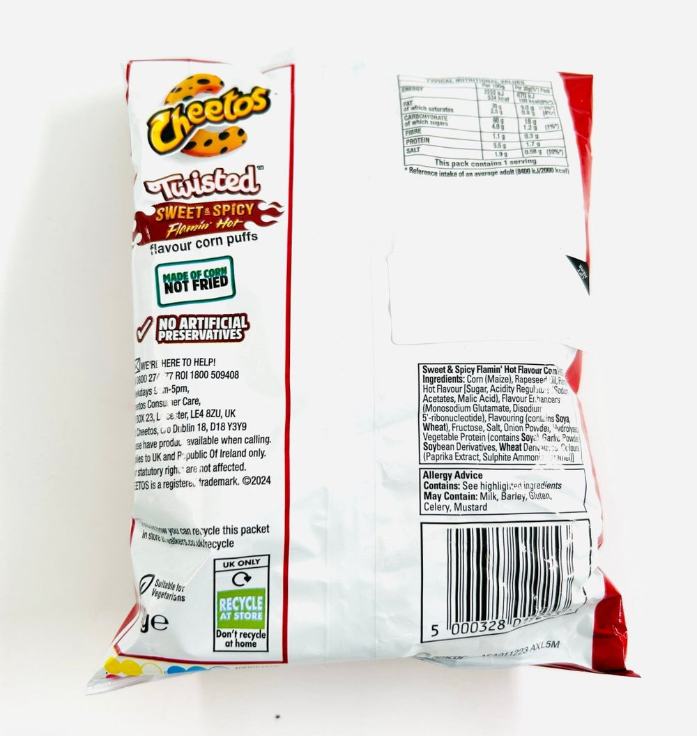 CHEETOS TWISTED FLAMING HOT - 30G - CHEETOS