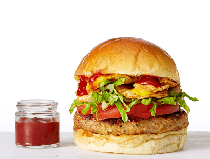 CHICKEN & KETCHUP BURGER - Branded