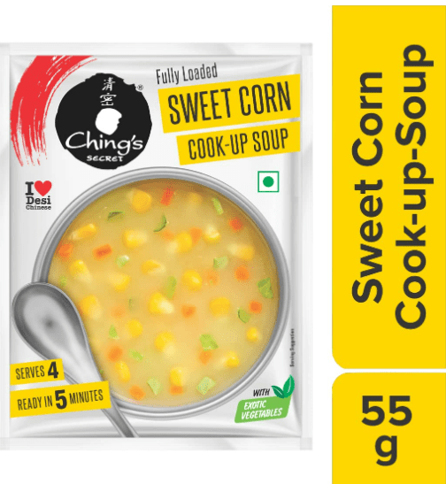 CHINGS SECRET FULLY LOADED SWEET CORN COOK - UP SOUP - 55g - CHING'S SECRET