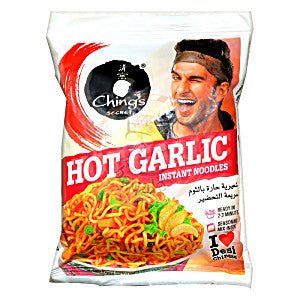 CHING'S SECRET HOT GARLIC INSTANT NOODLES - 60G - CHING'S SECRET