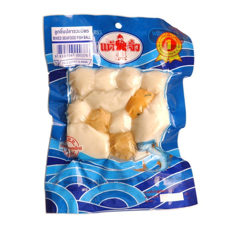 CHIU CHOW MIXED SEAFOOD FISH BALL - 200G - CHIU CHOW