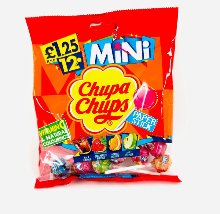 CHUPA CHUPS MINI PAPAER STICK - 72G - CHUPA CHUPS