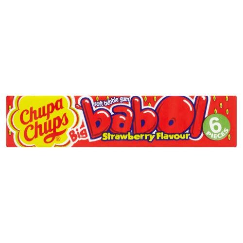 CHUPA CHUPS STRAWBERRY FLAVOUR - 6PCS - CHUPA CHUPS