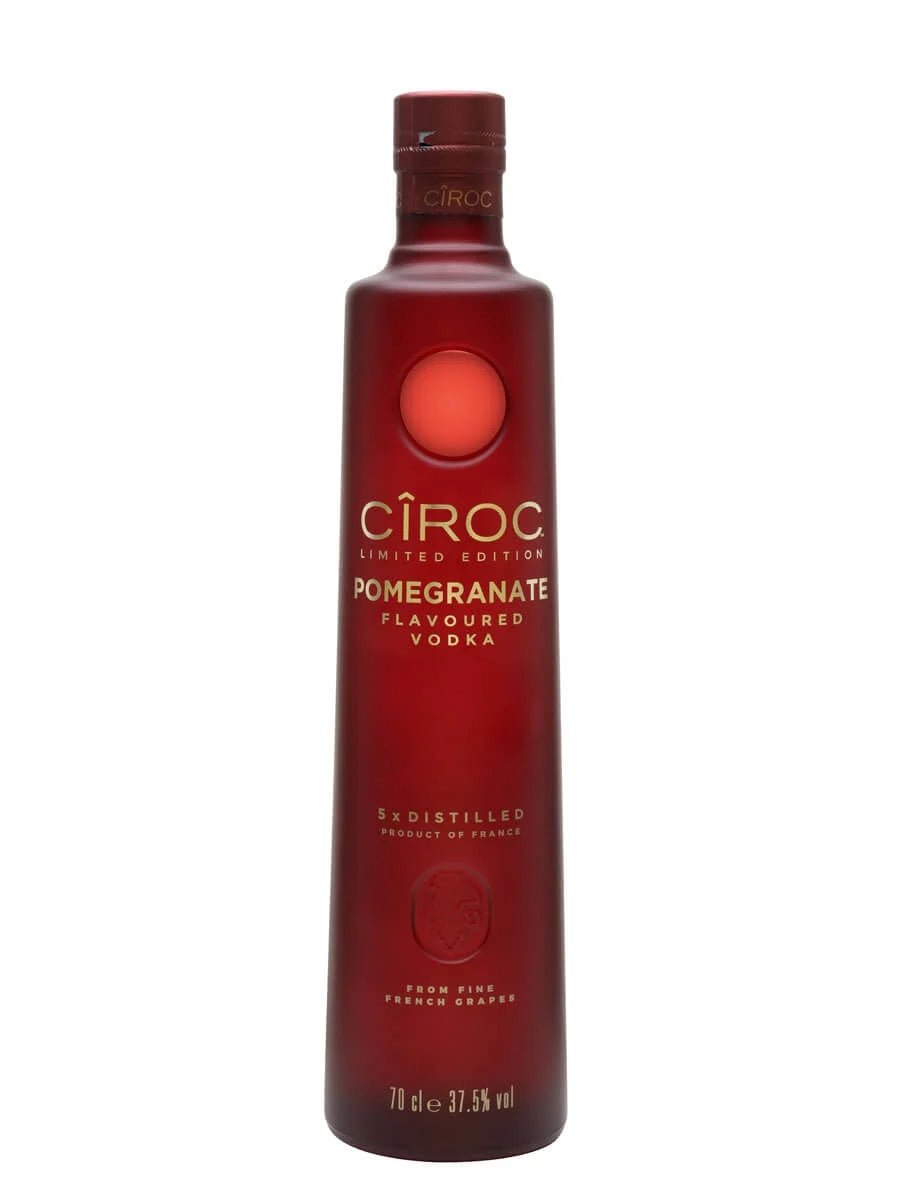 CIROC POMEGRANATE FLAV VODKA 37.5% DST - 70CL - CIROC