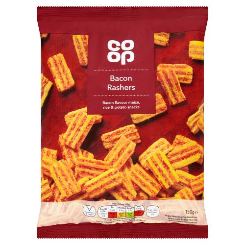 CO OP BACON RASHERS - 150G - CO OP