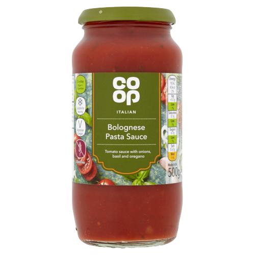 CO OP BOLOGNESE PASTA SAUCE - 500G - CO OP