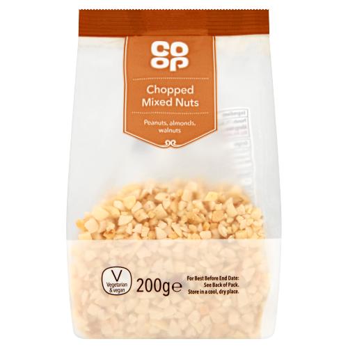 CO OP CHOPPED MIXED NUTS - 200G - CO OP