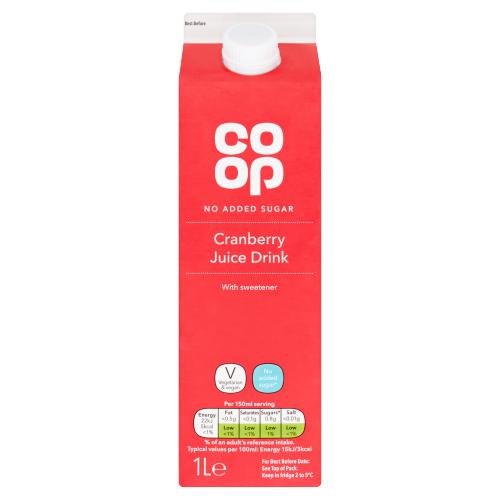CO OP CRANBERRY JUICE DRINK - 1L - CO OP