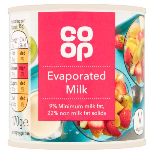 CO OP EVAPORATED MILK - 170G - CO OP