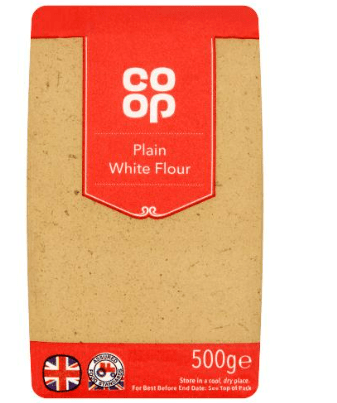 CO OP FARMS SELF RAISING WHITE FLOUR - 500G - CO OP