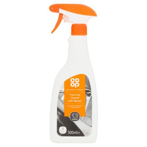 CO OP FOAMING CLEANER WITH BLEACH - 500ML - CO OP