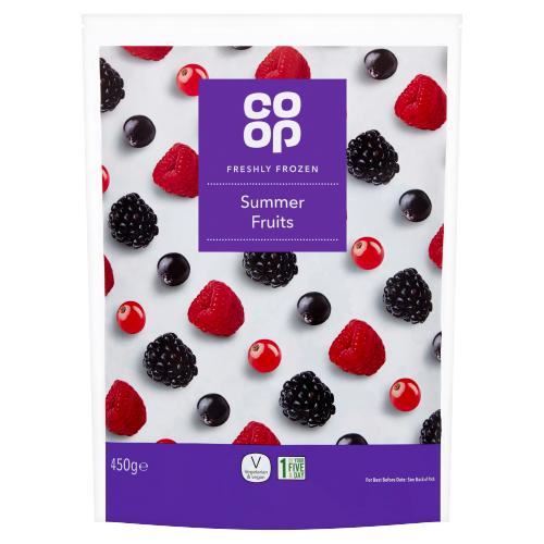 CO - OP FRESHLY FROZEN SUMMER FRUITS - 450G - CO - OP