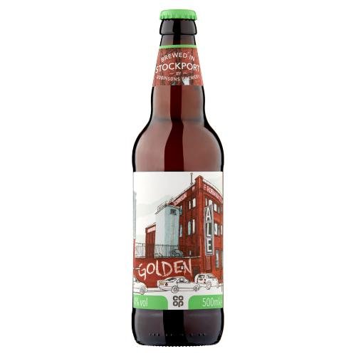 CO OP GOLDEN ALE BOTTLE - 500ML - CO OP