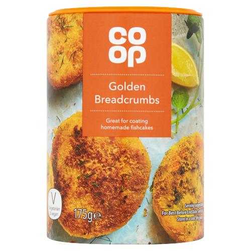 CO OP GOLDEN BREADCRUMBS - 175G - CO OP