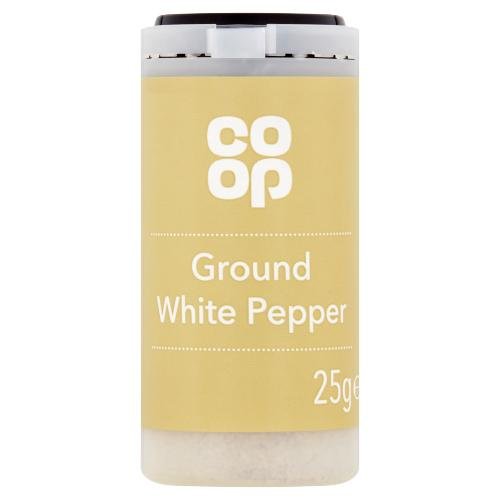 CO OP GROUND WHITE PEPPER - 25G - CO OP