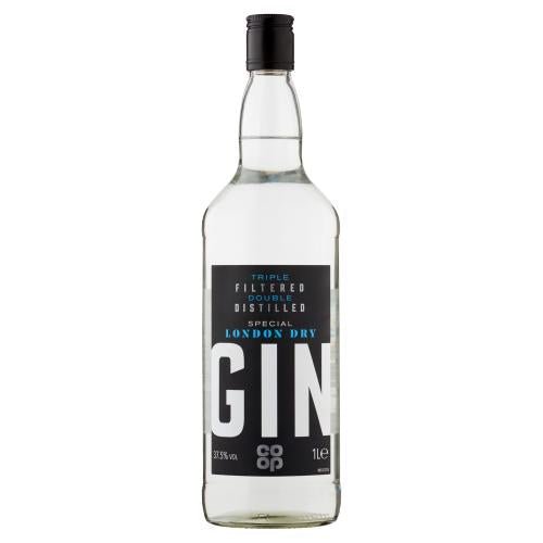 CO OP LONDON DRY GIN - 1L - CO OP