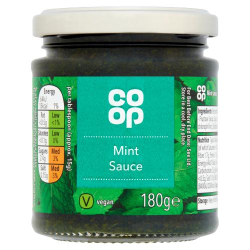 CO OP MINT SAUCE - 180G - CO OP