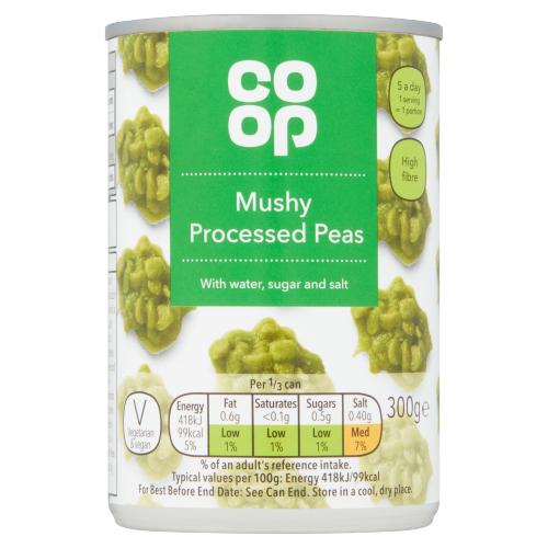 CO OP MUSHY PROCESSED PEAS - 300G - CO OP