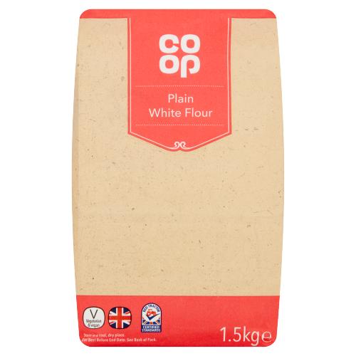 CO OP PLAIN WHITE FLOUR - 1.5KG - CO OP