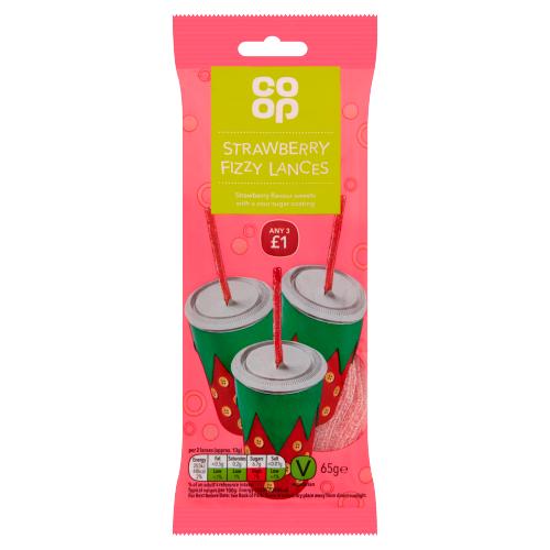 CO OP S/BERRY FIZZY LANCES - Branded