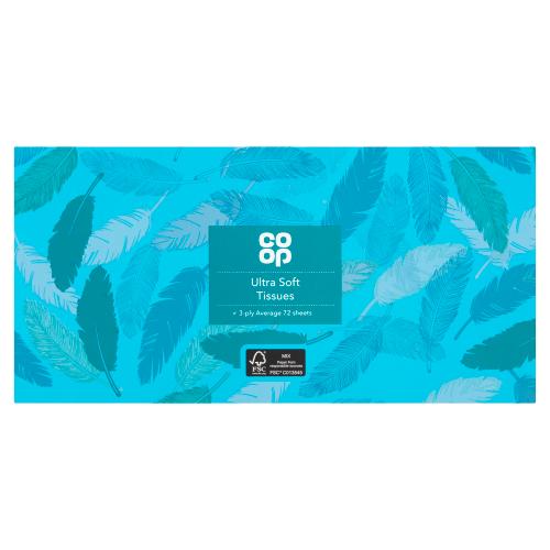 CO OP SOFT TISSUES 3PLY - 72S - CO OP