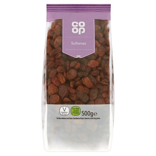 CO OP SULTANAS - 500G - CO OP