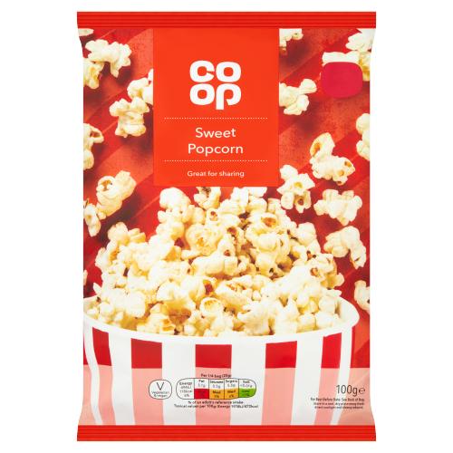 CO OP SWEET POPCORN - 100G - CO OP