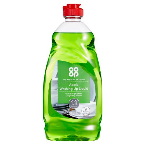 CO OP WASHING UP LIQUID APPLE - 450ML - CO OP