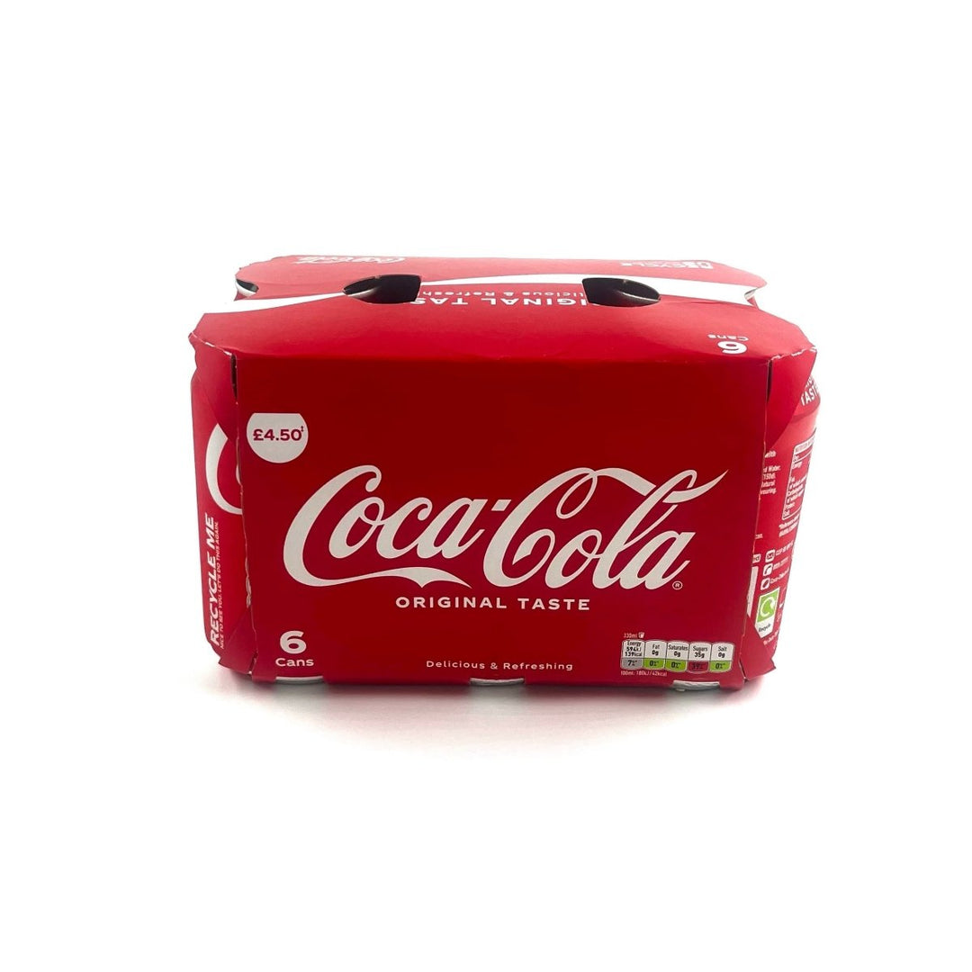 COCA - COLA ORIGINAL TASTE - 6CANS - COCA COLA