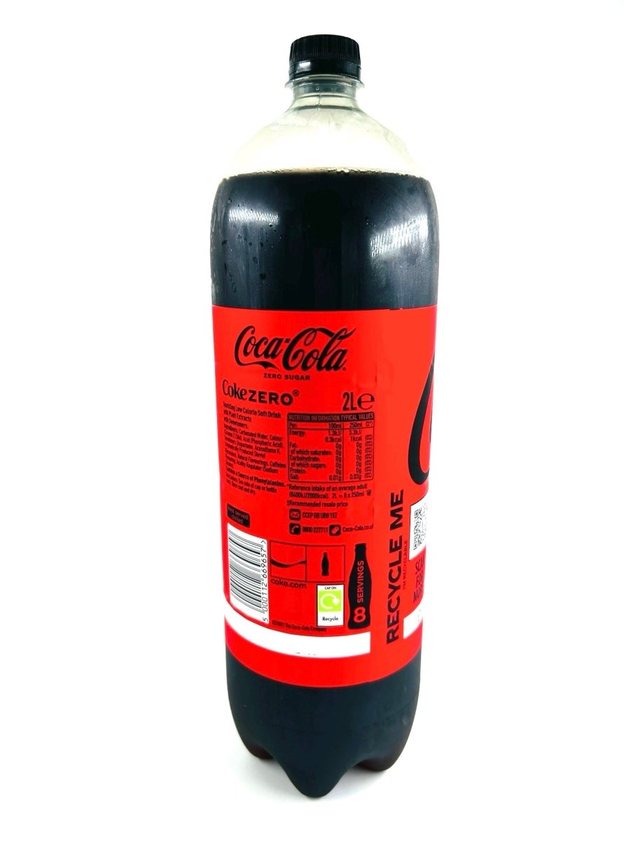 COCA - COLA ZERO SUGAR NO CALORIES - 2LTR - COCA COLA