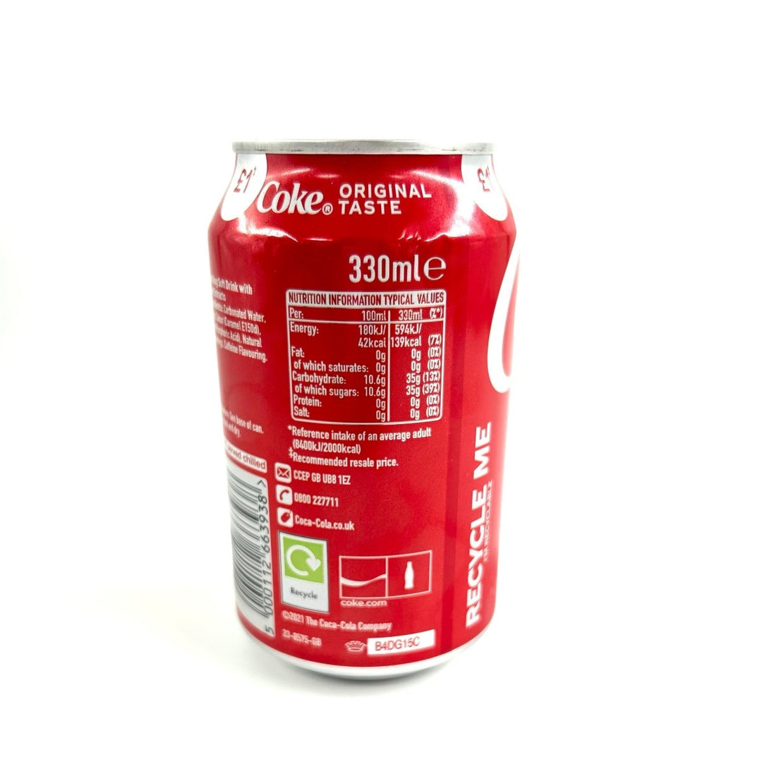 COCO COLA CLASSIC CAN - 330ML - COCA COLA