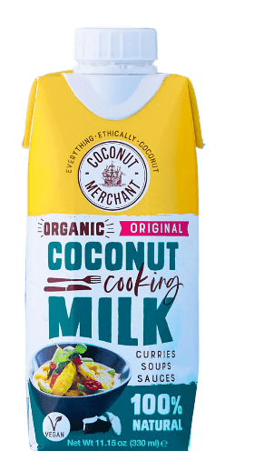 COCONUT MERCHANT ORGANIC COCONUT MILK - 330ML - COCONUT MERCHANT