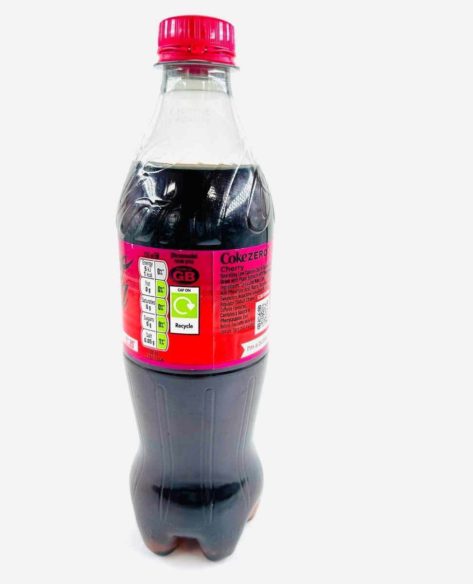 COKE CHERRY ZERO SUGAR - 500ML - COCA COLA